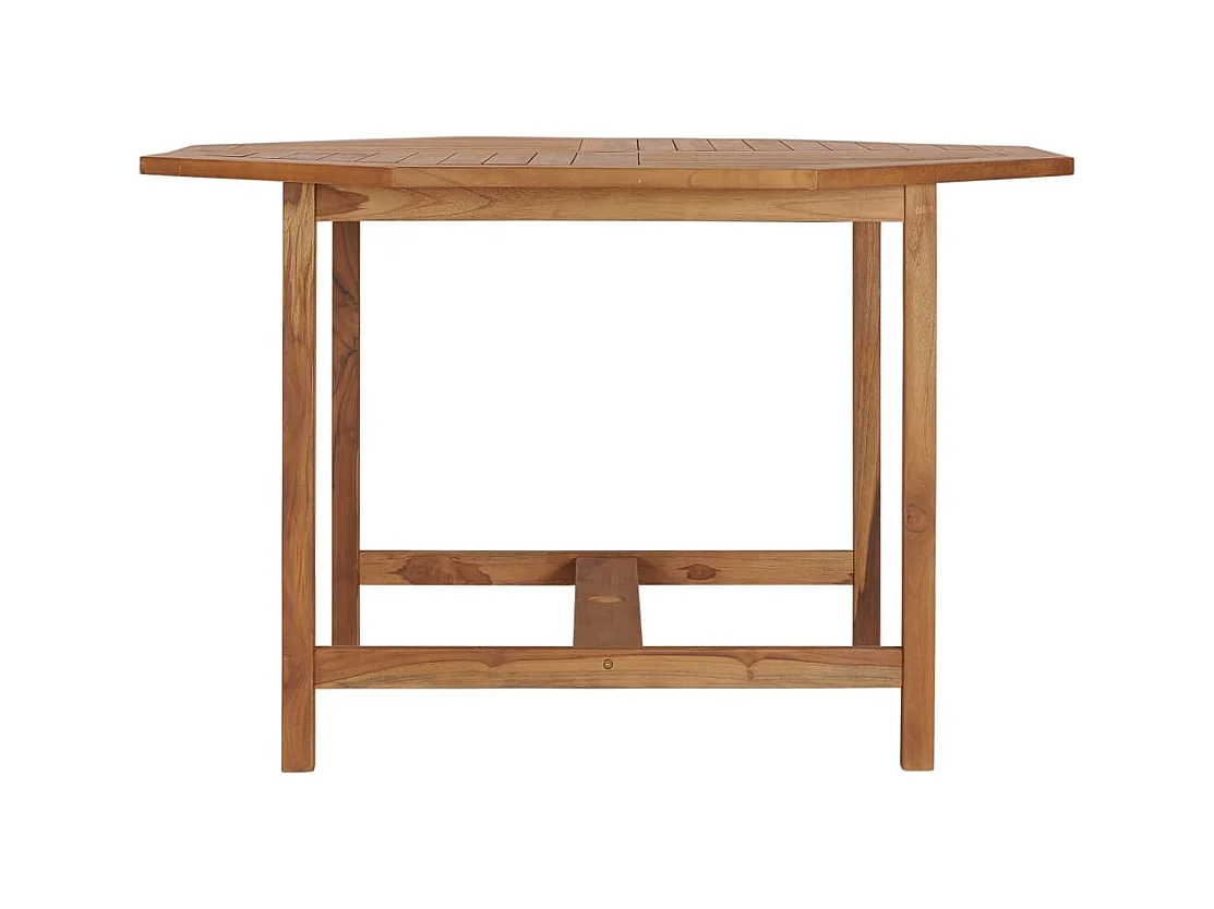 Tuintafel 110x110x75 cm Massief teakhout