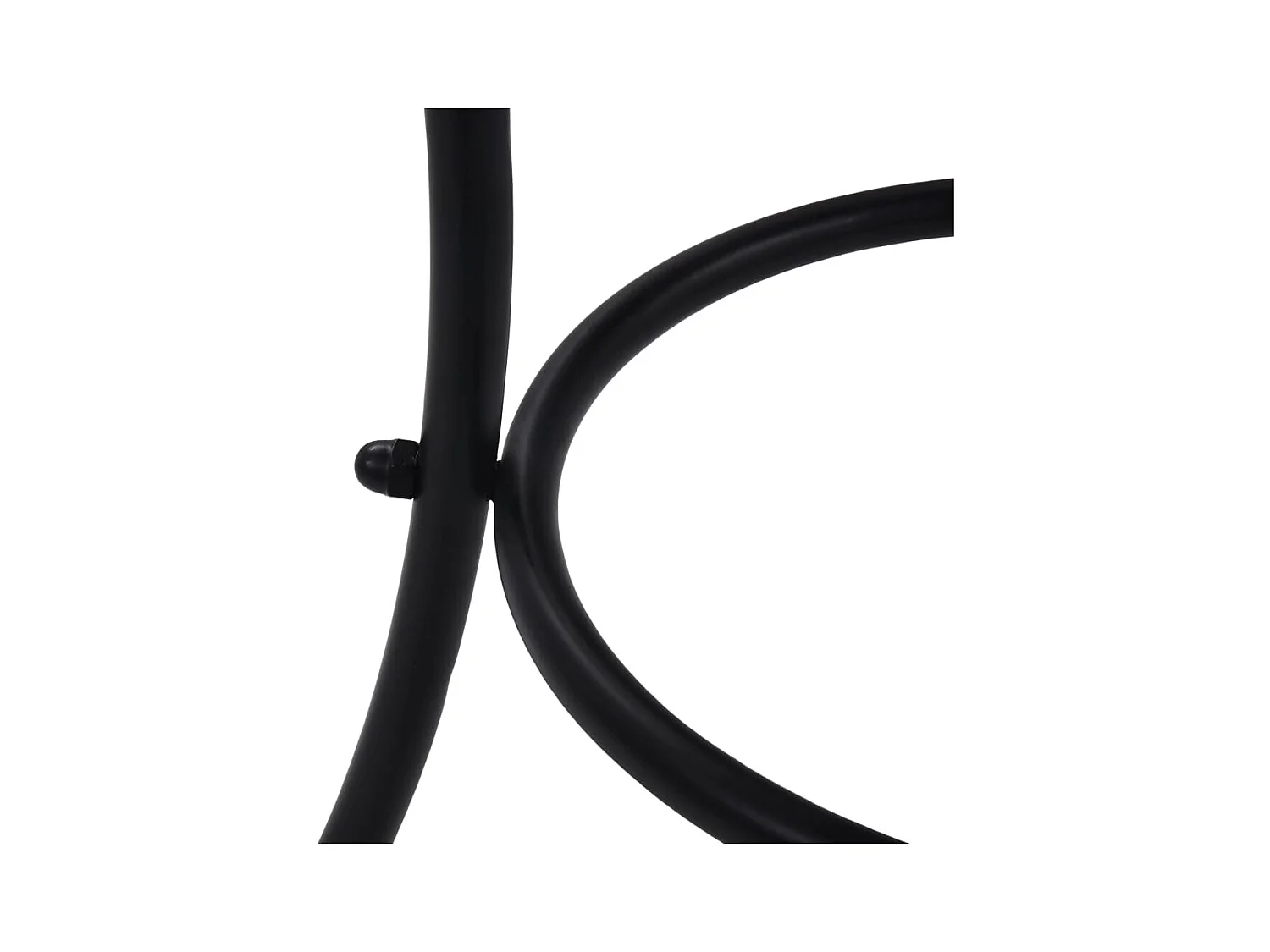 Oranje/grijze mozaïek bistrotafel 60 cm keramiek