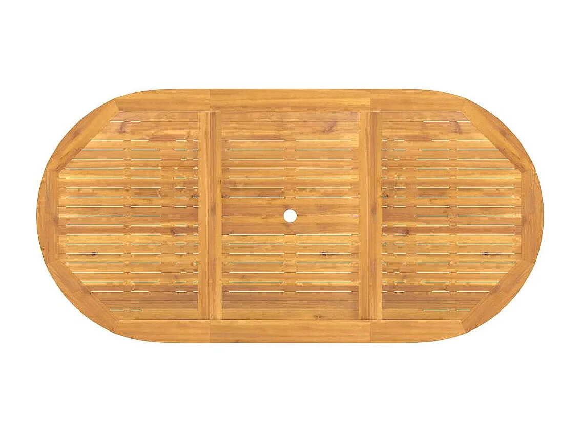 Tavolo da giardino allungabile 110-160x80x75 cm in legno massello di teak
