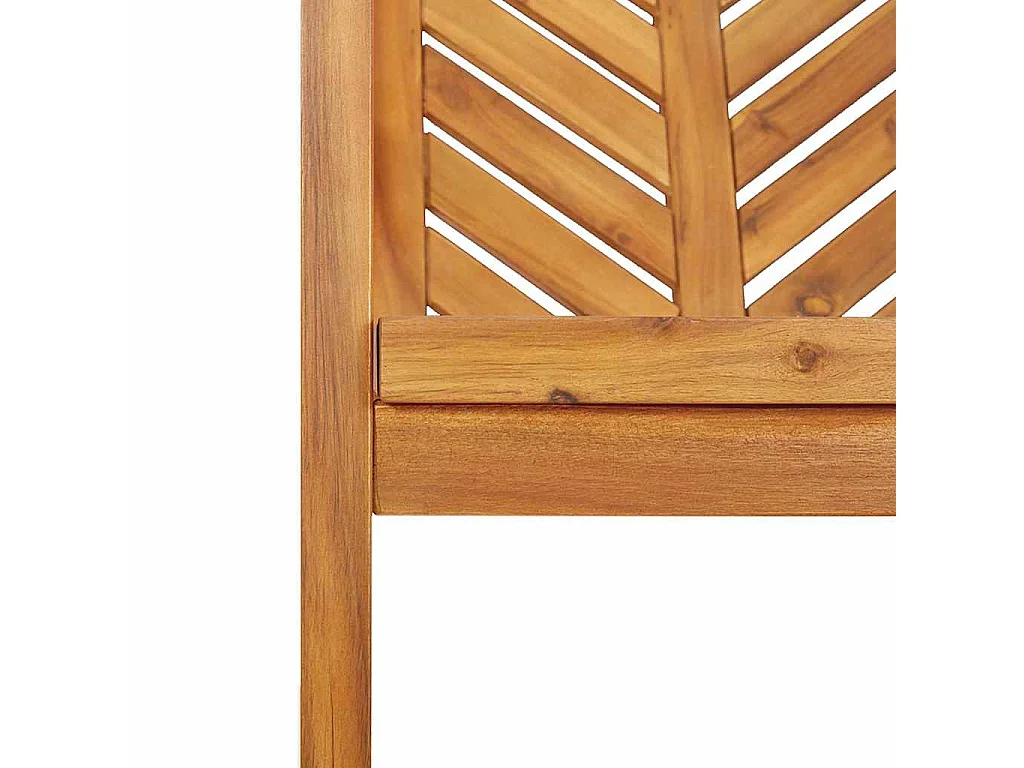 Ensemble de salle à manger pour jardin 3 pcs Marron