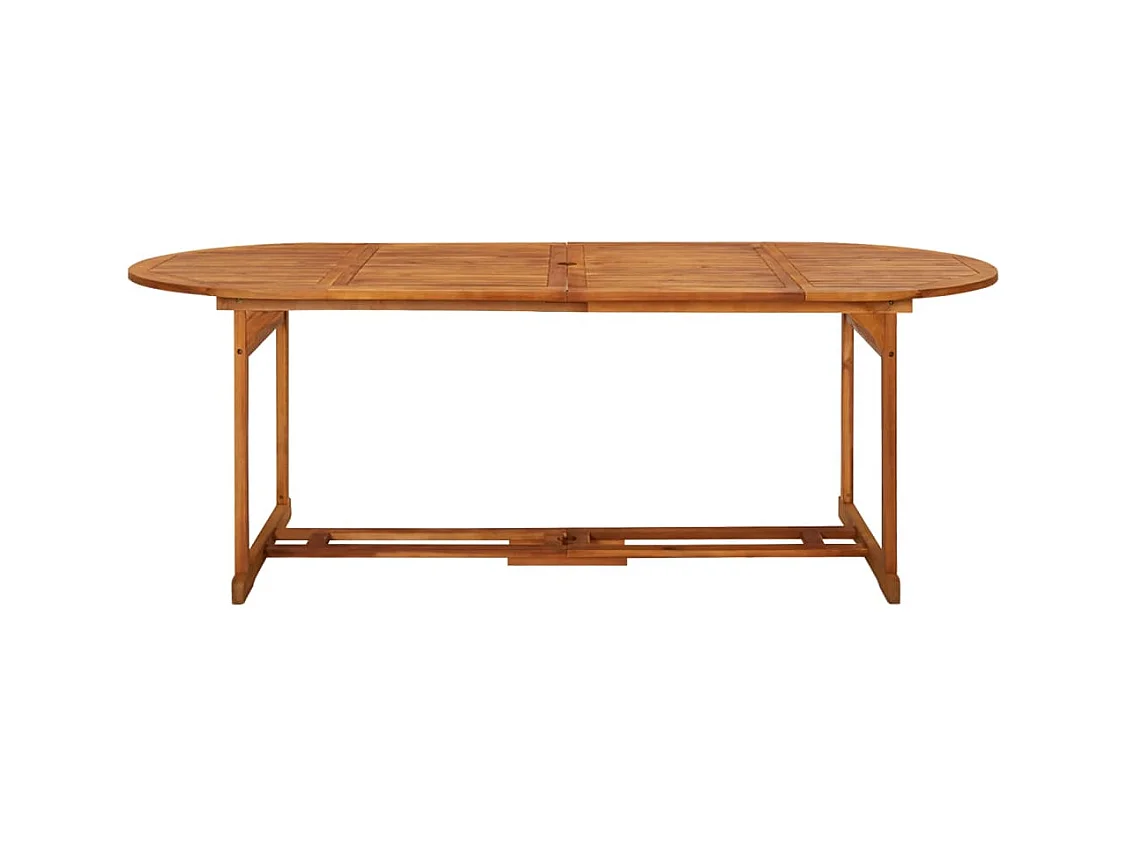 Tuintafel 220x90x75 cm Massief acaciahout