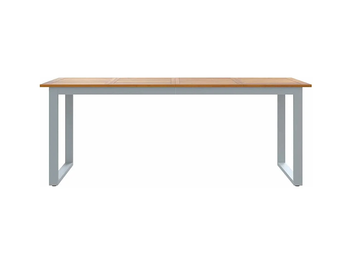 Tavolo da pranzo da giardino Grigio 200 x 90 x 75 cm