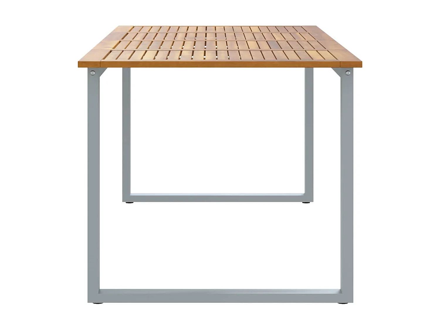 Mesa de comedor de jardín Gris 200 x 90 x 75 cm