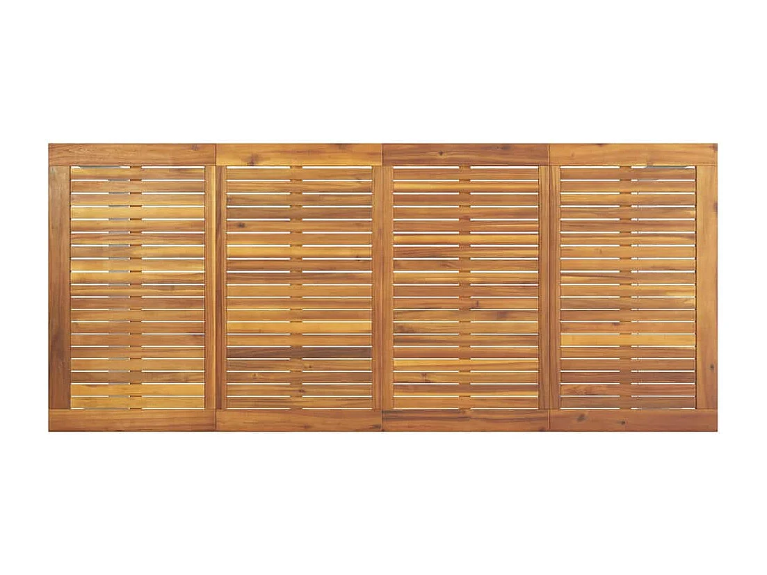 Mesa de comedor de jardín Gris 200 x 90 x 75 cm