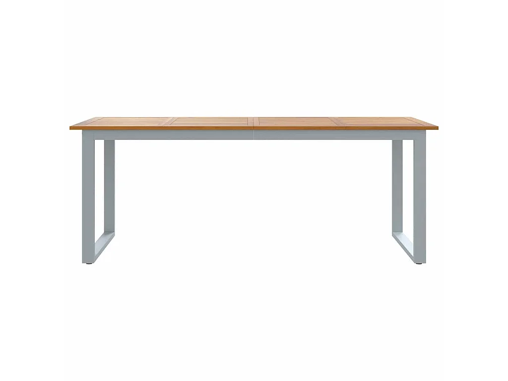Tavolo da pranzo da giardino Grigio 200 x 90 x 75 cm