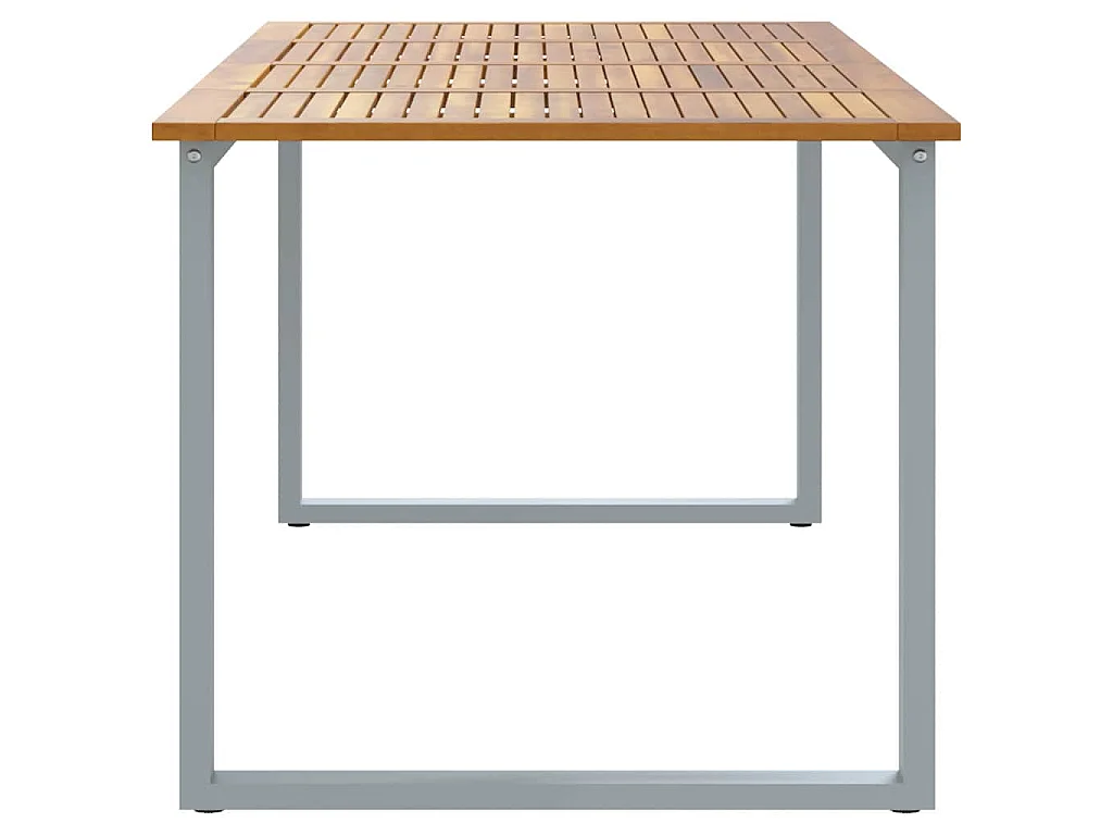 Tavolo da pranzo da giardino Grigio 200 x 90 x 75 cm