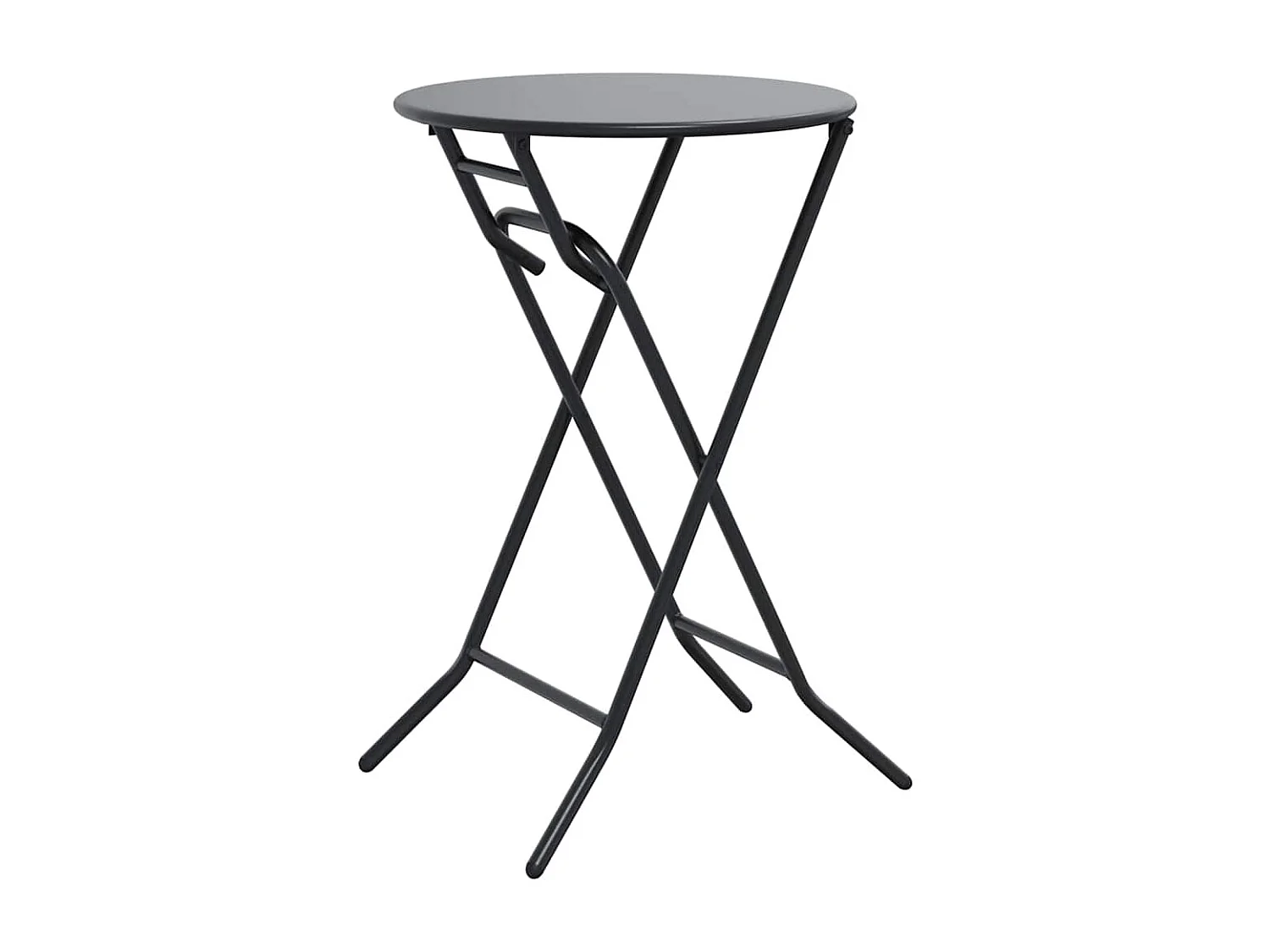 Table de Jardin Anthracite 50 x 50 x 72 cm Acier