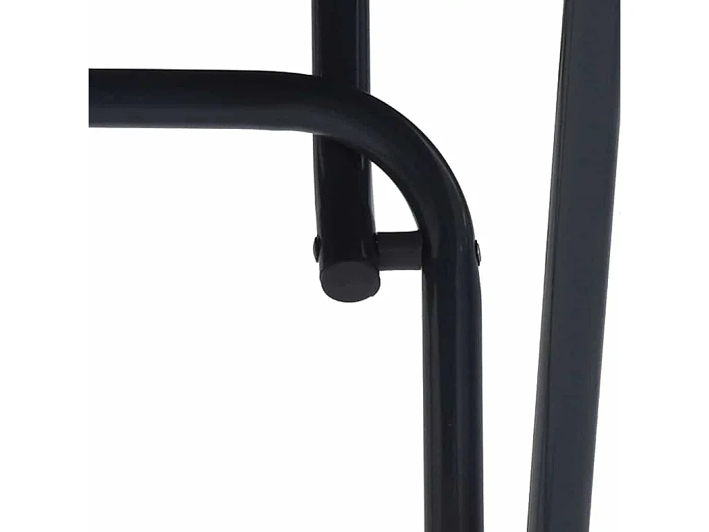 Table de Jardin Anthracite 50 x 50 x 72 cm Acier