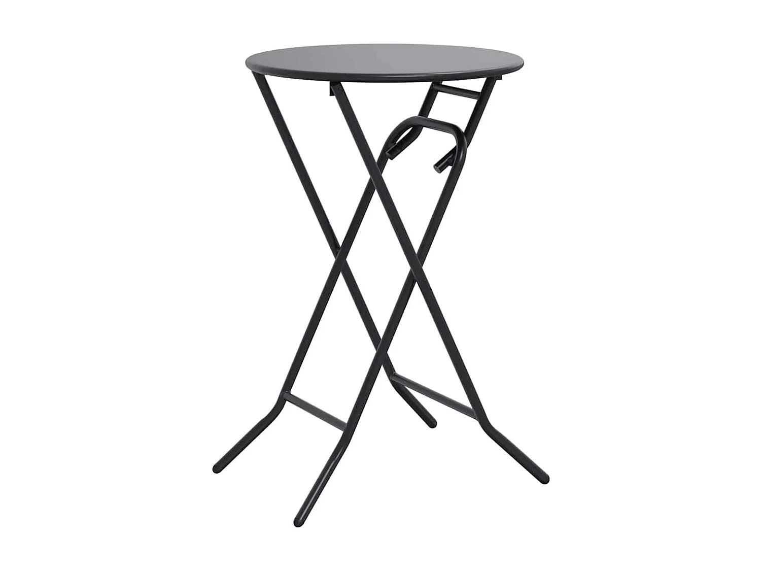 Table de Jardin Anthracite 50 x 50 x 72 cm Acier