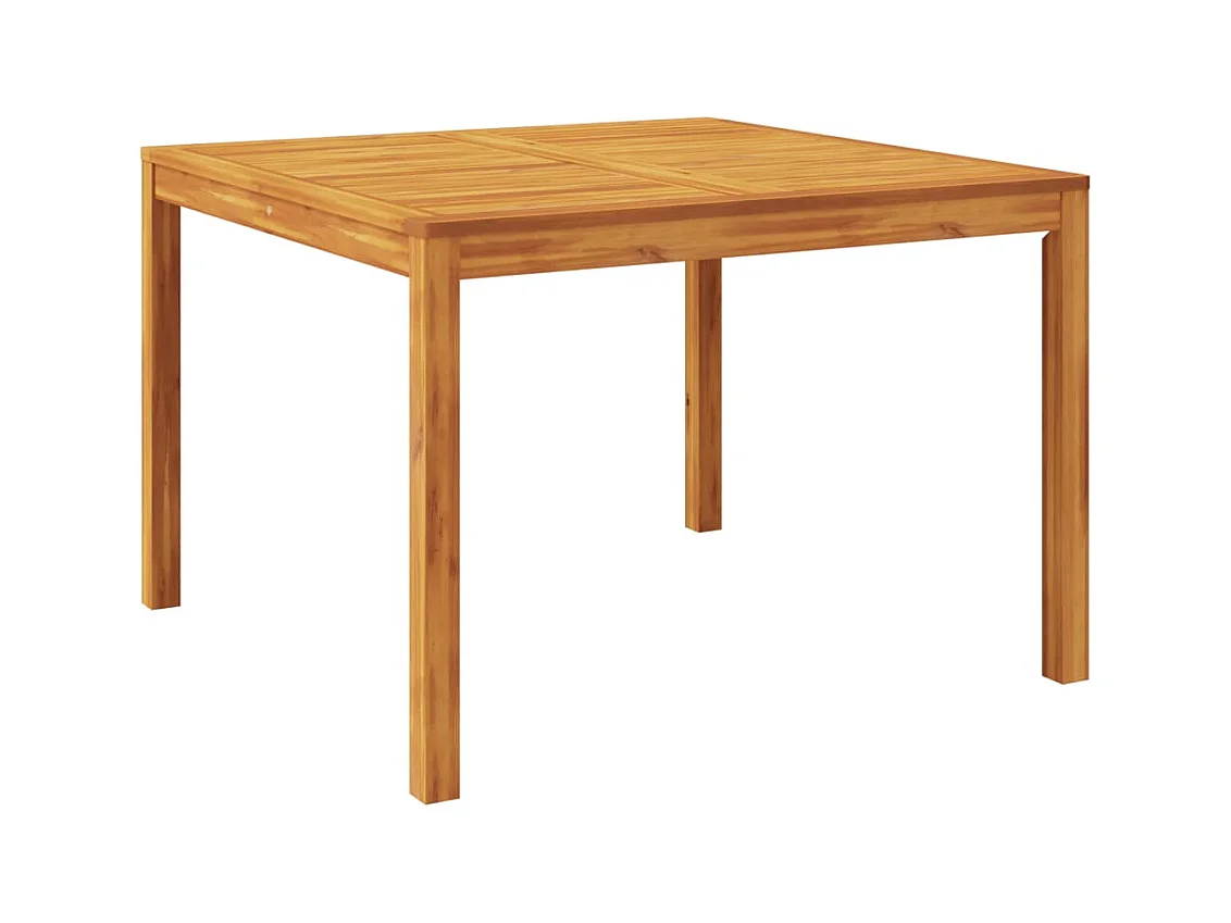 Tuintafel 110x110x75 cm massief acaciahout