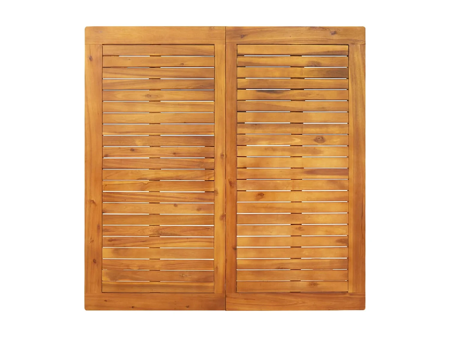 Tuintafel 110x110x75 cm massief acaciahout