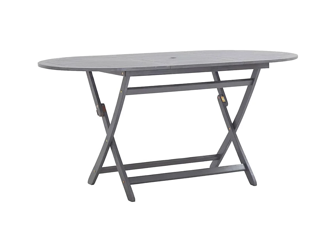 Opvouwbare tuintafel 160x85x75 cm Massief acaciahout