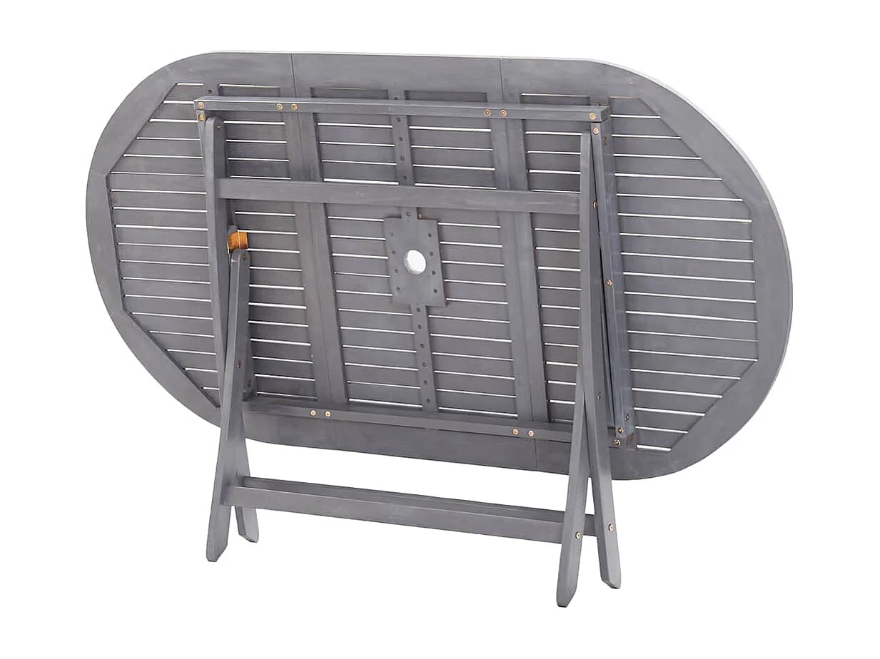 Opvouwbare tuintafel 160x85x75 cm Massief acaciahout