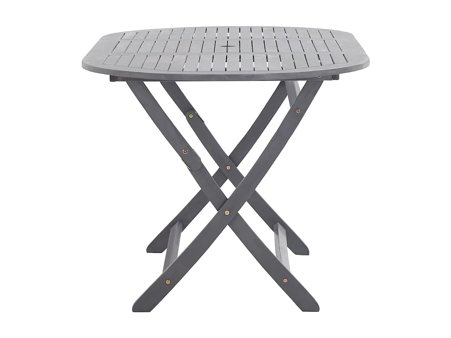 Mesa de jardín plegable 160x85x75 cm Madera maciza de acacia