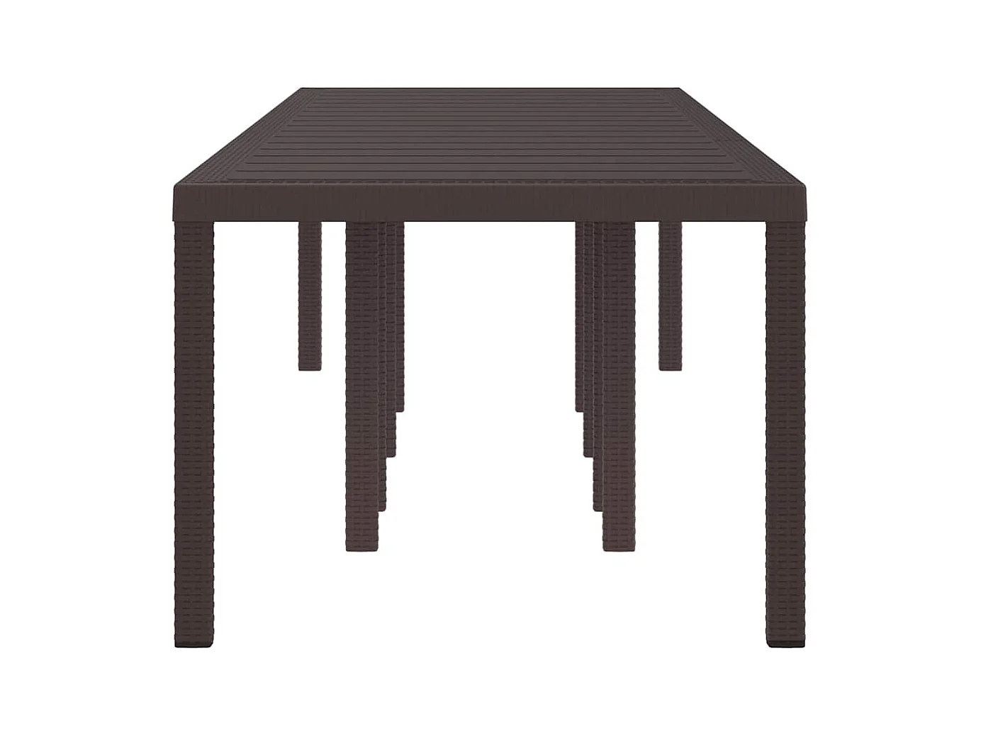 Table de Jardin Marron 300 x 100 x 73 cm polyrotin
