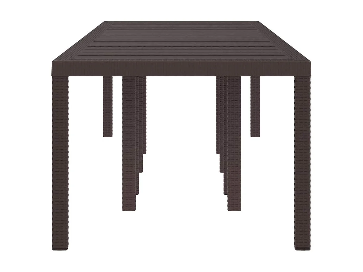 Table de Jardin Marron 300 x 100 x 73 cm polyrotin