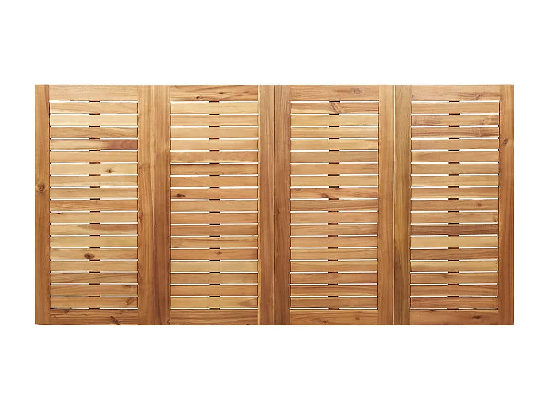 Table à manger d'extérieur Marron Bois d'acacia massif