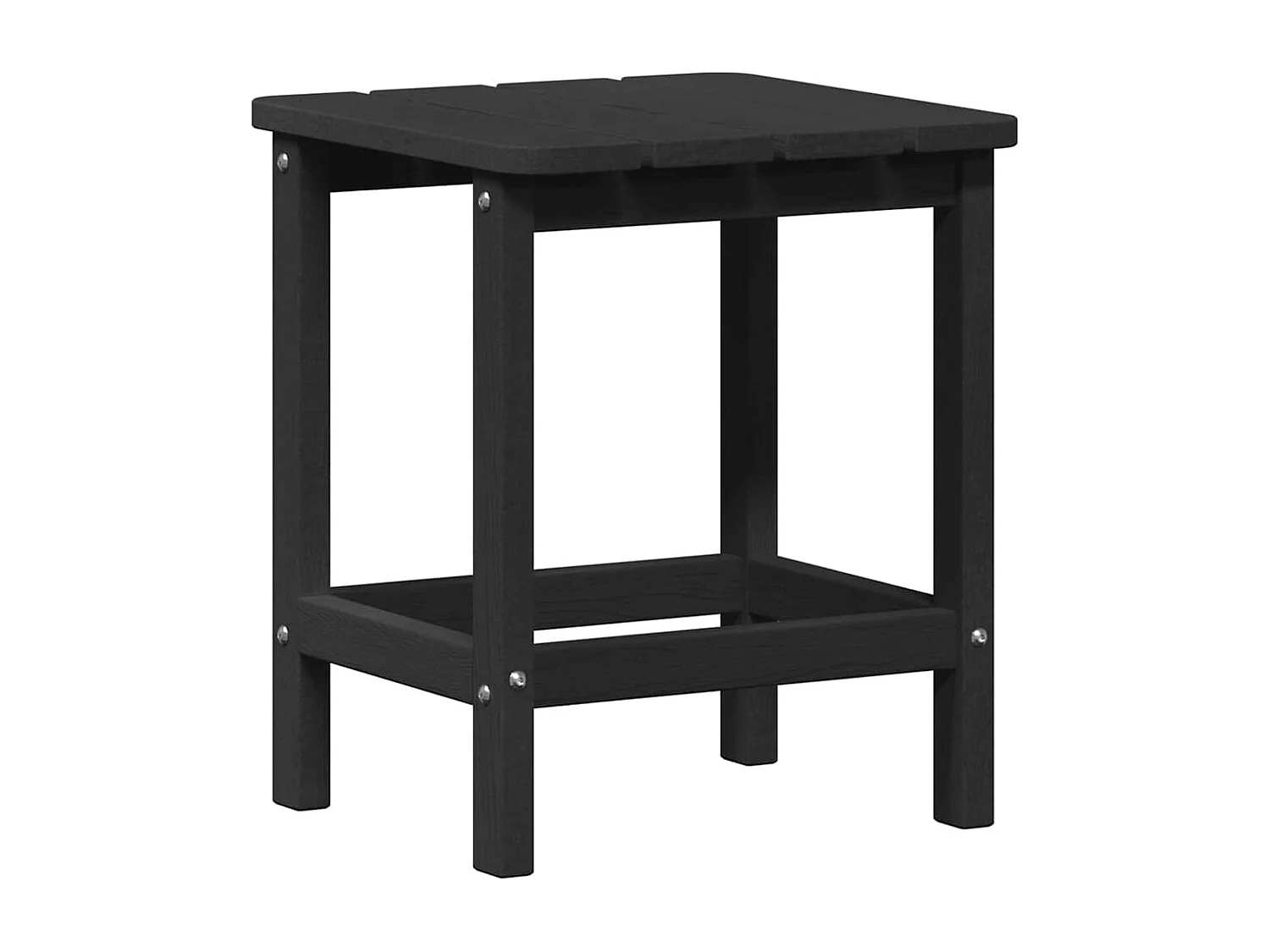 Table d'appoint Adirondack Noir 38 x 38 x 46 cm HDPE