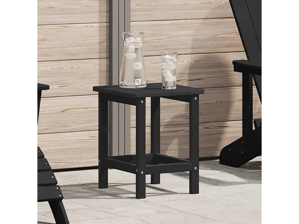 Table d'appoint Adirondack Noir 38 x 38 x 46 cm HDPE