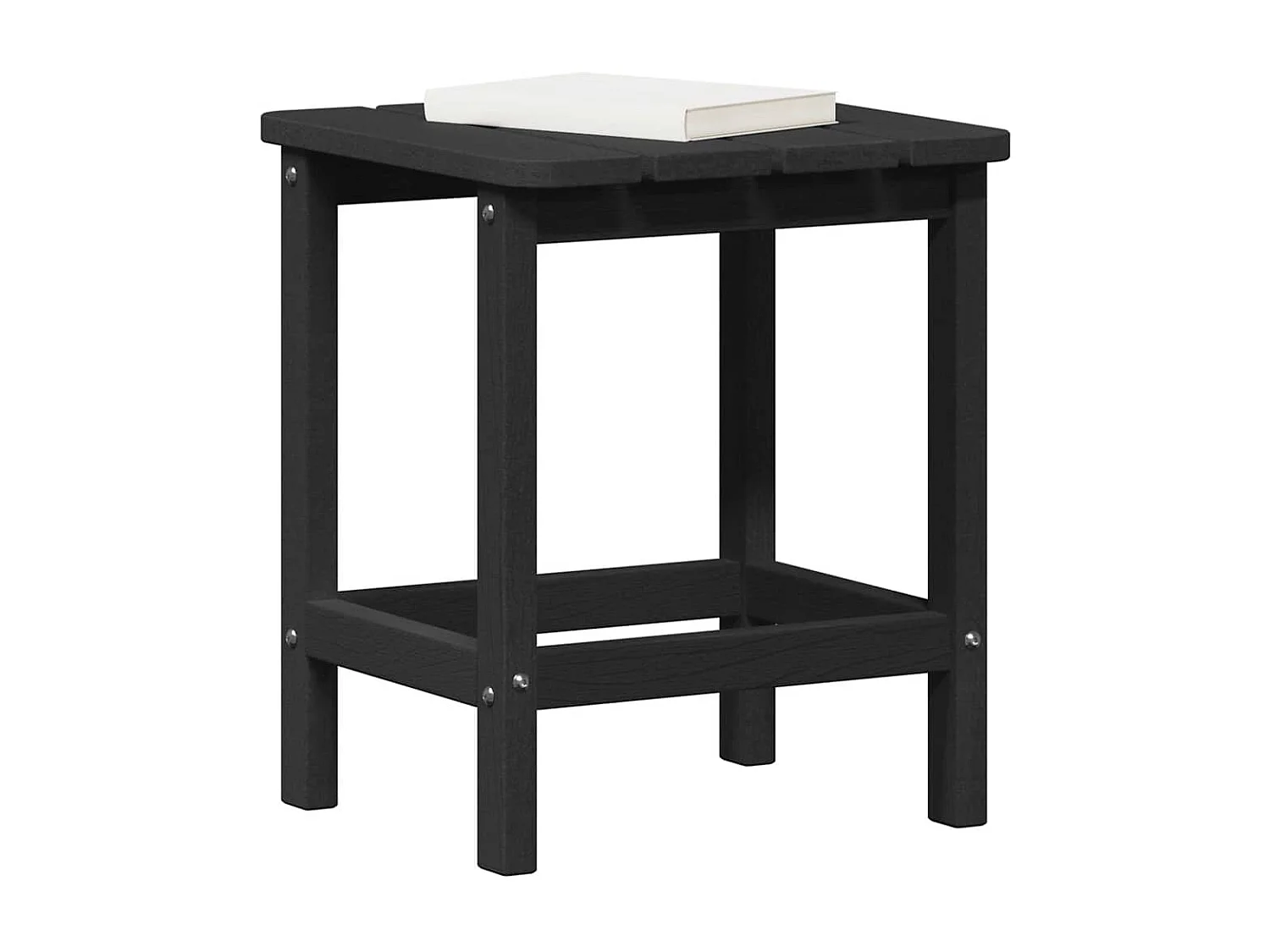 Table d'appoint Adirondack Noir 38 x 38 x 46 cm HDPE