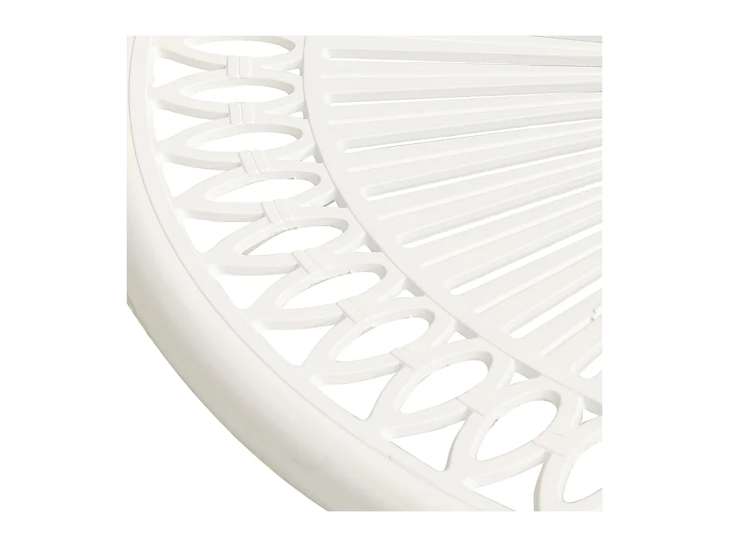 Tuintafel Wit 62x62x65 cm Gegoten aluminium