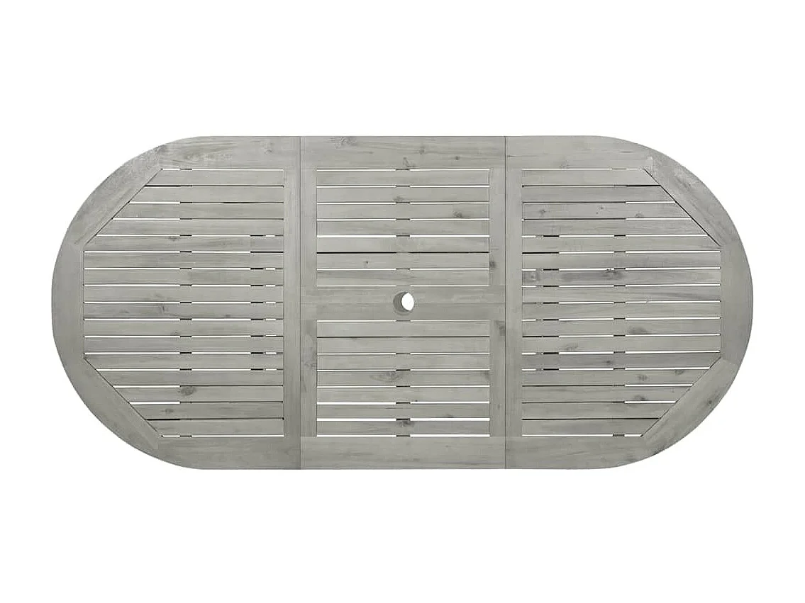 Mesa de comedor de jardín (120-170)x80x75 cm Madera maciza de acacia