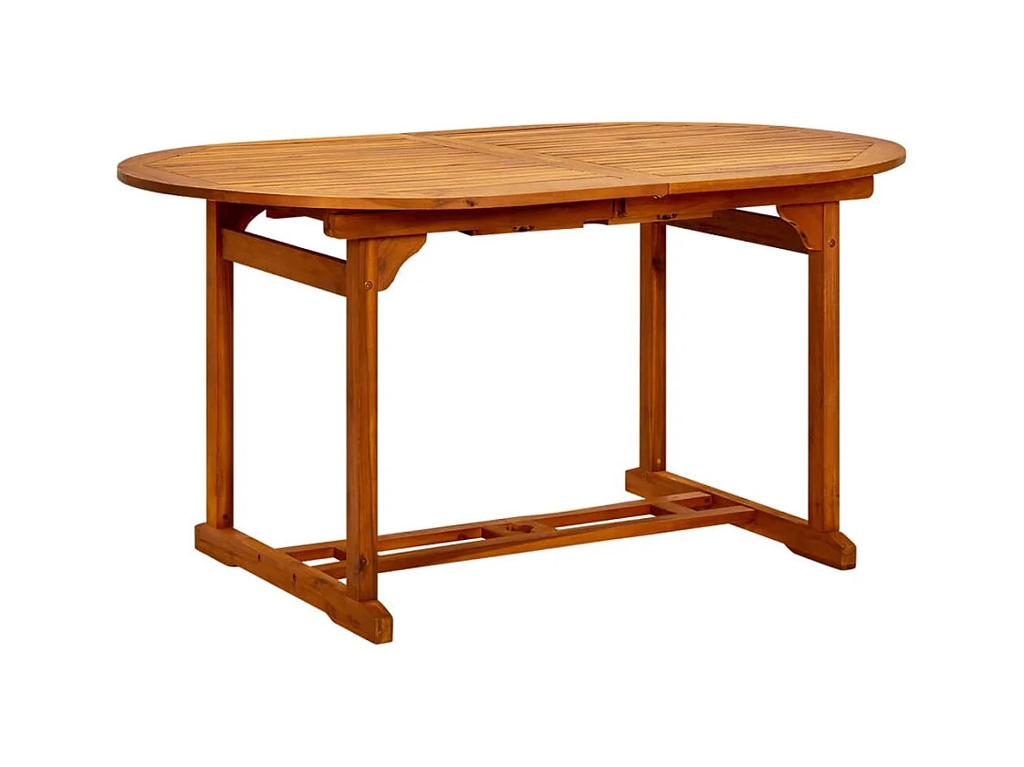 Tuintafel 200x100x75 cm Massief acaciahout