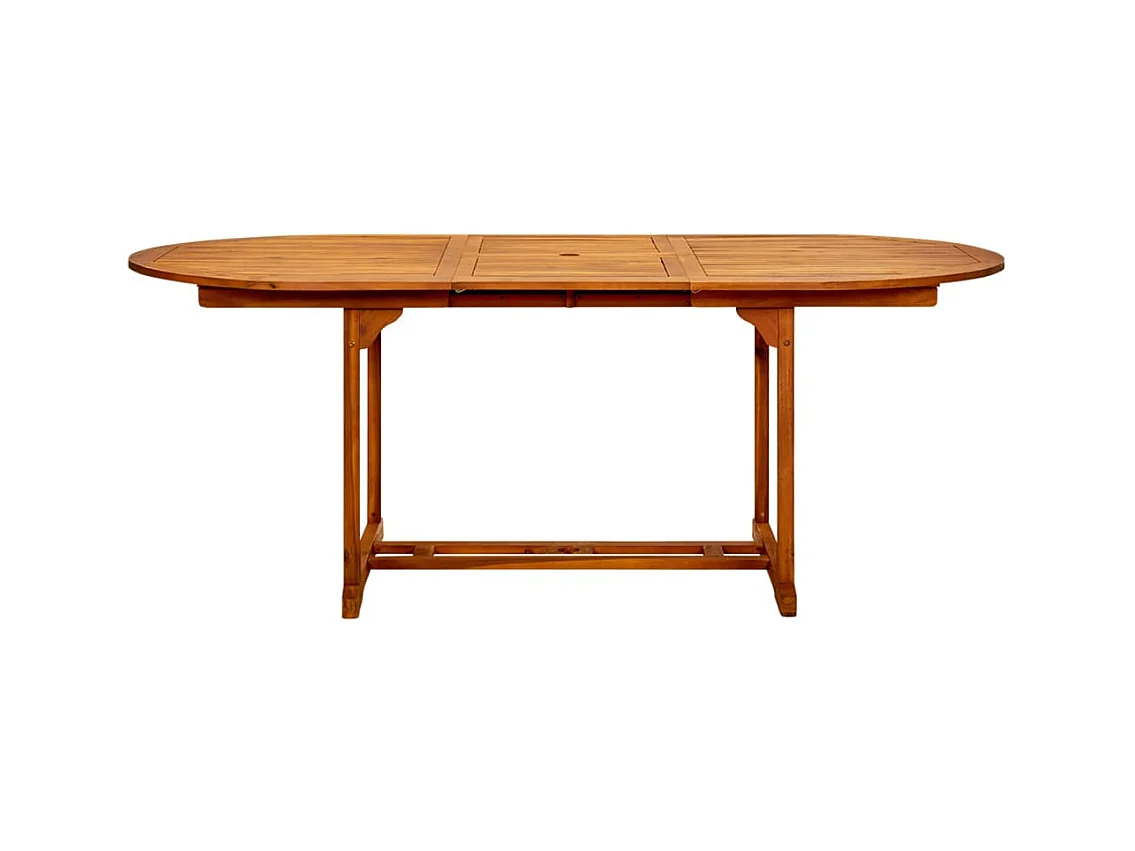 Tuintafel 200x100x75 cm Massief acaciahout