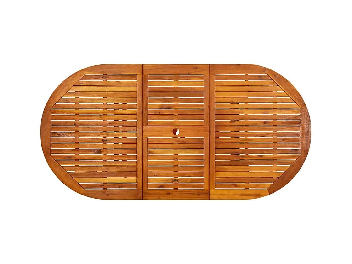 Tuintafel 200x100x75 cm Massief acaciahout