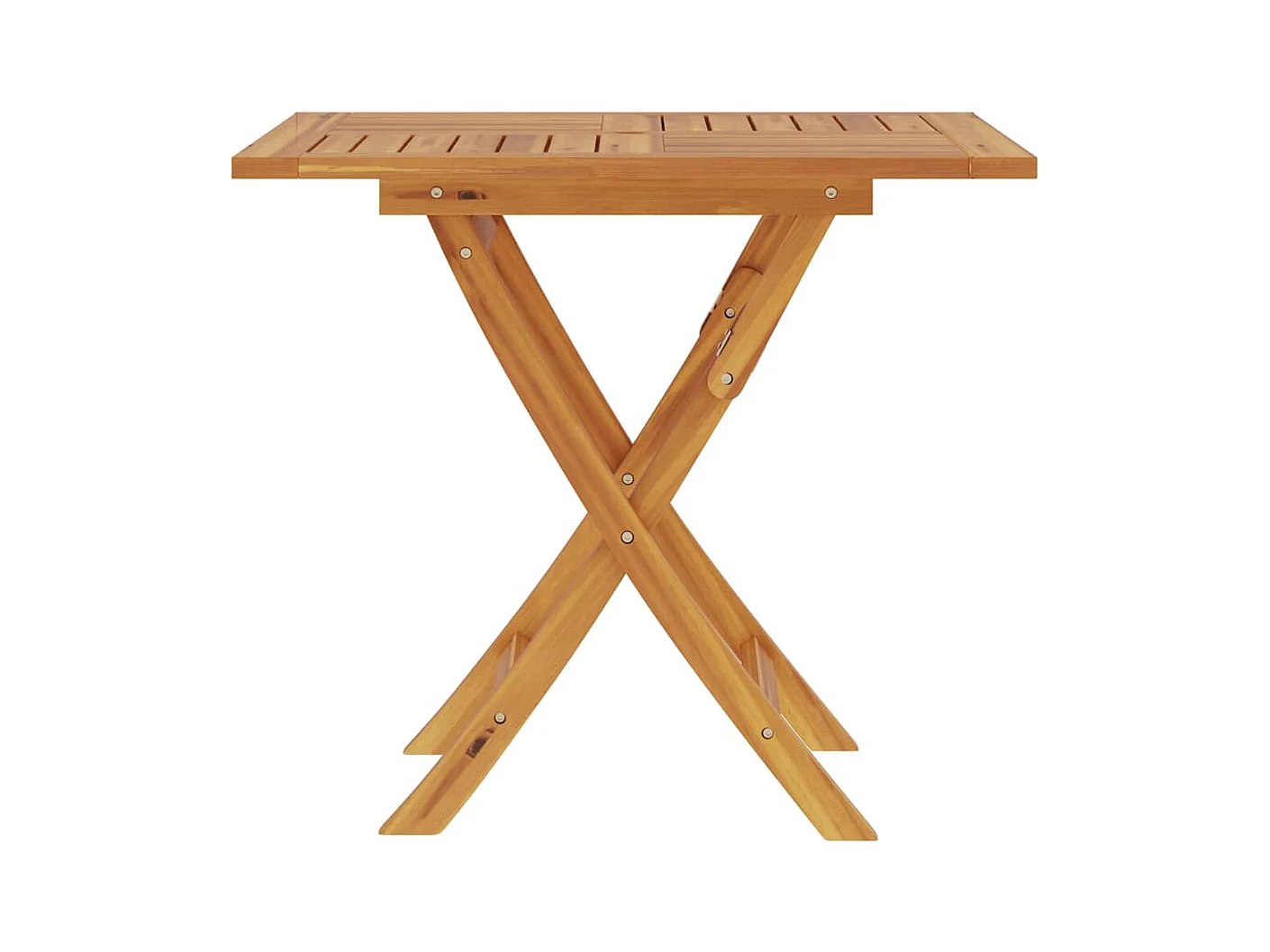 Mesa de jardín plegable 85x85x76 cm Madera maciza de teca