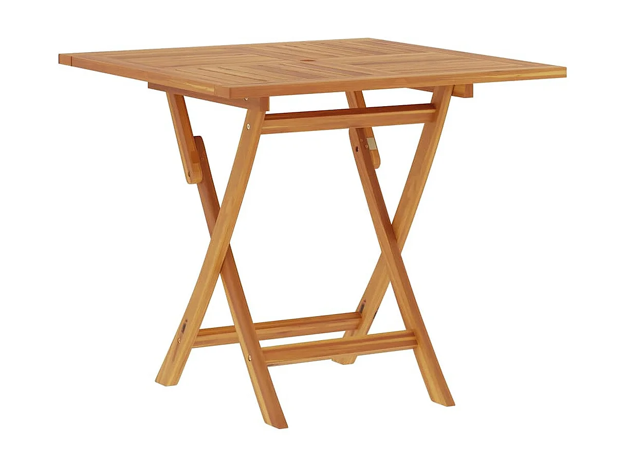 Tavolo da giardino pieghevole 85x85x76 cm Legno massello di teak