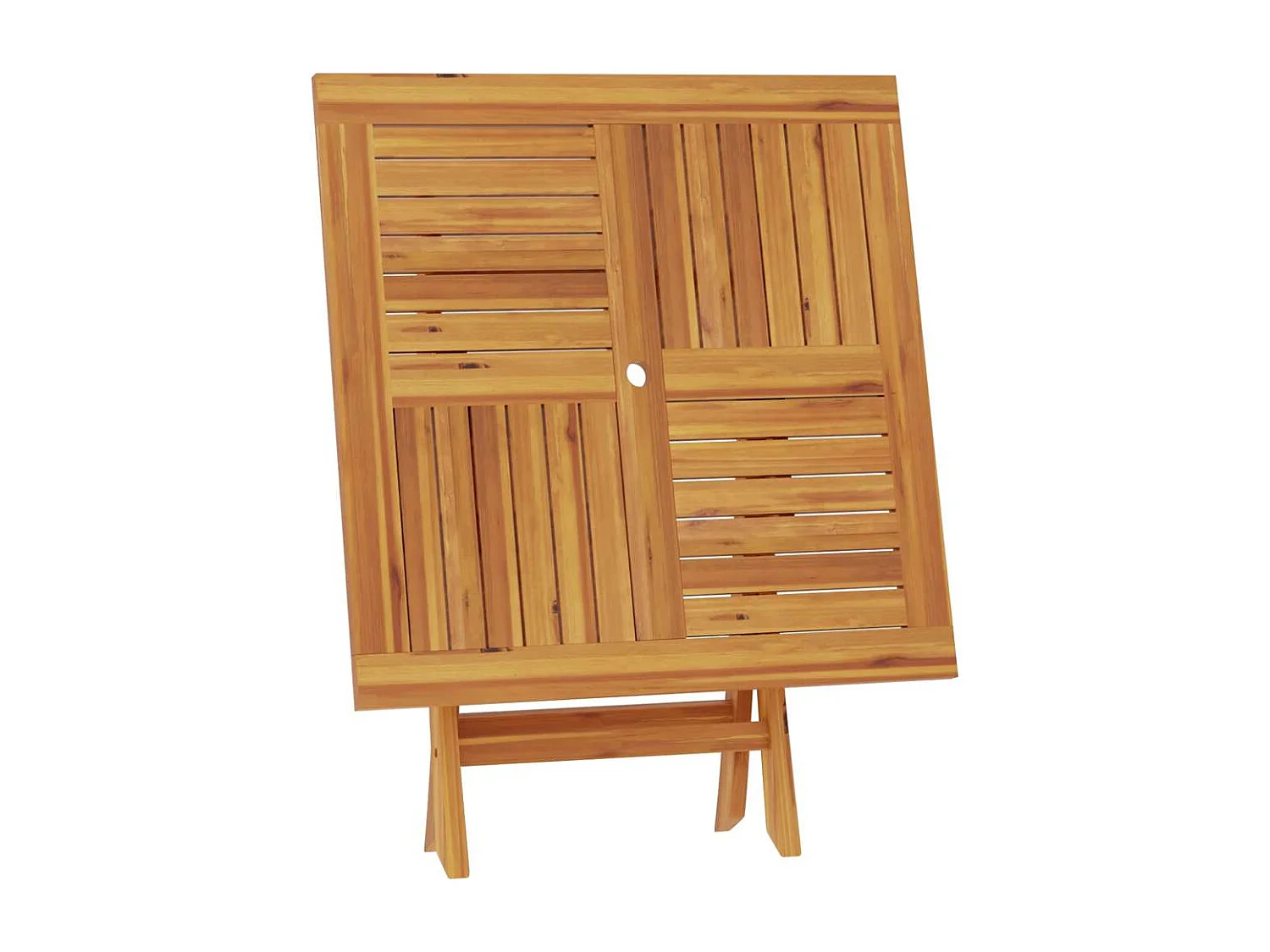 Tavolo da giardino pieghevole 85x85x76 cm Legno massello di teak