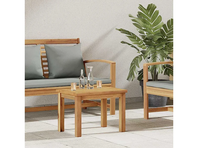 Table basse Marron 50 x 35 x 36 cm Bois de teck solide