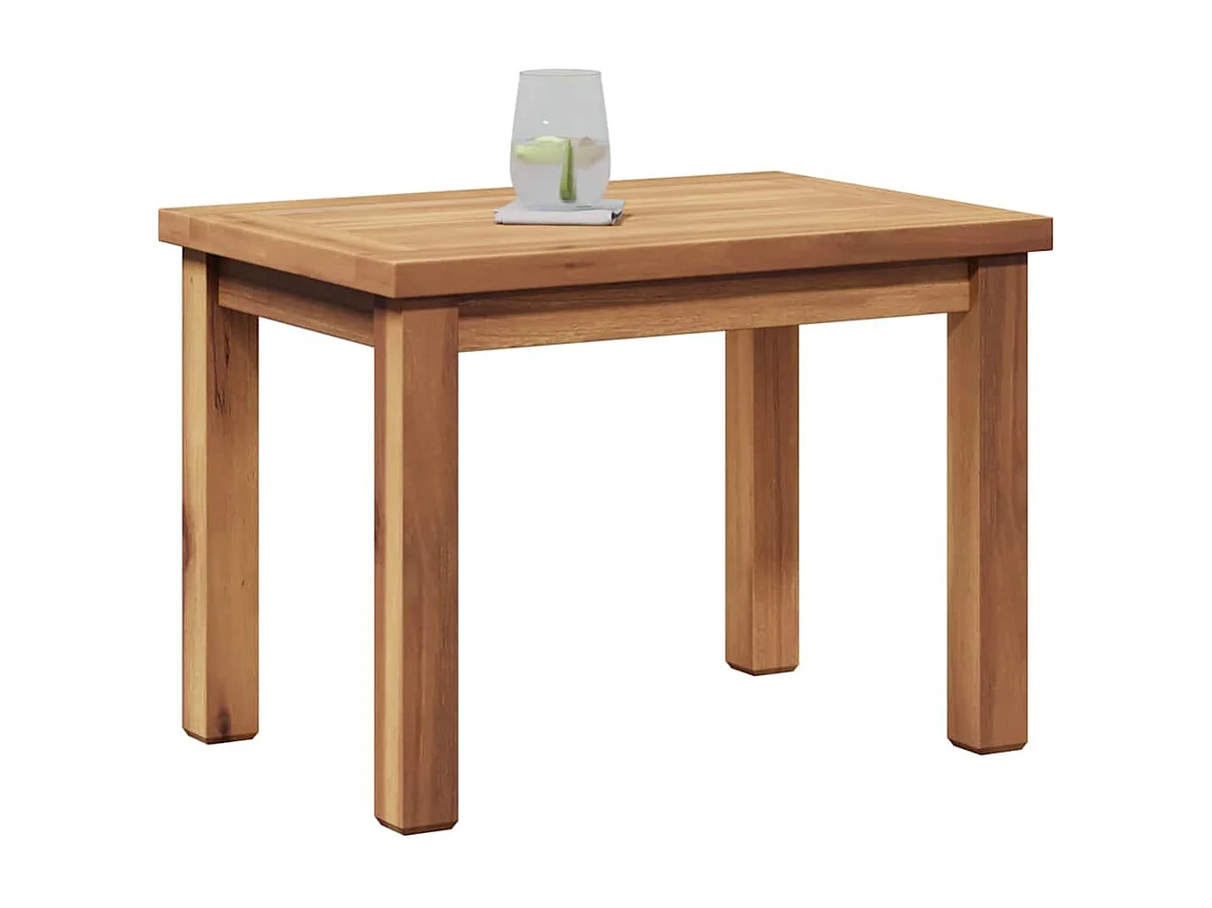 Table basse Marron 50 x 35 x 36 cm Bois de teck solide