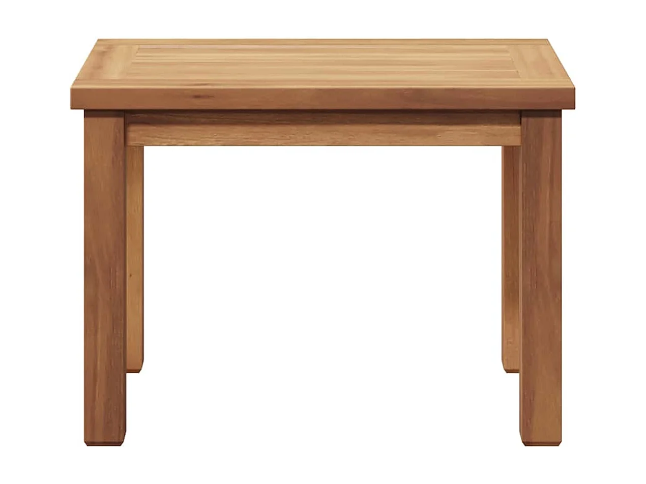 Table basse Marron 50 x 35 x 36 cm Bois de teck solide