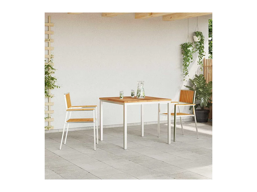 Juego de comedor de jardín de 3 piezas