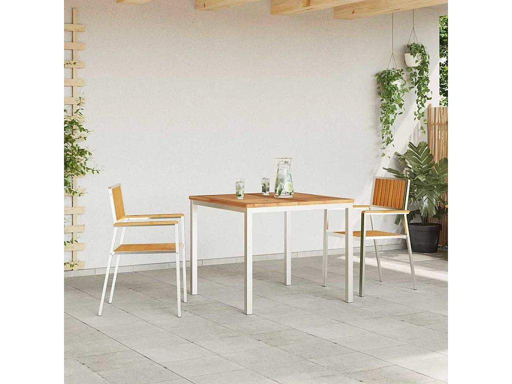 Juego de comedor de jardín de 3 piezas