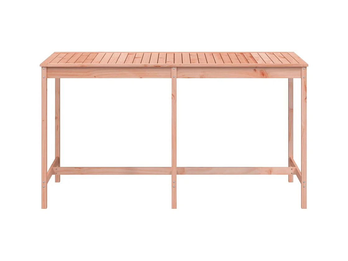 Mesa de jardín 203,5x90x110 cm madera maciza de abeto Douglas
