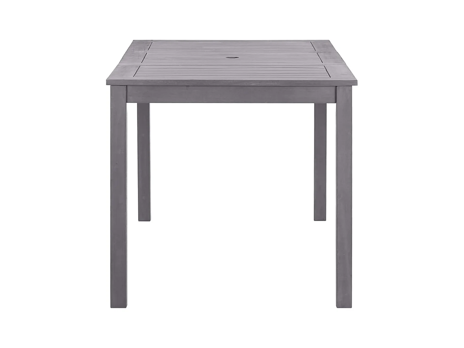 Tuintafel Grey wash 140x80x74 cm Massief acaciahout