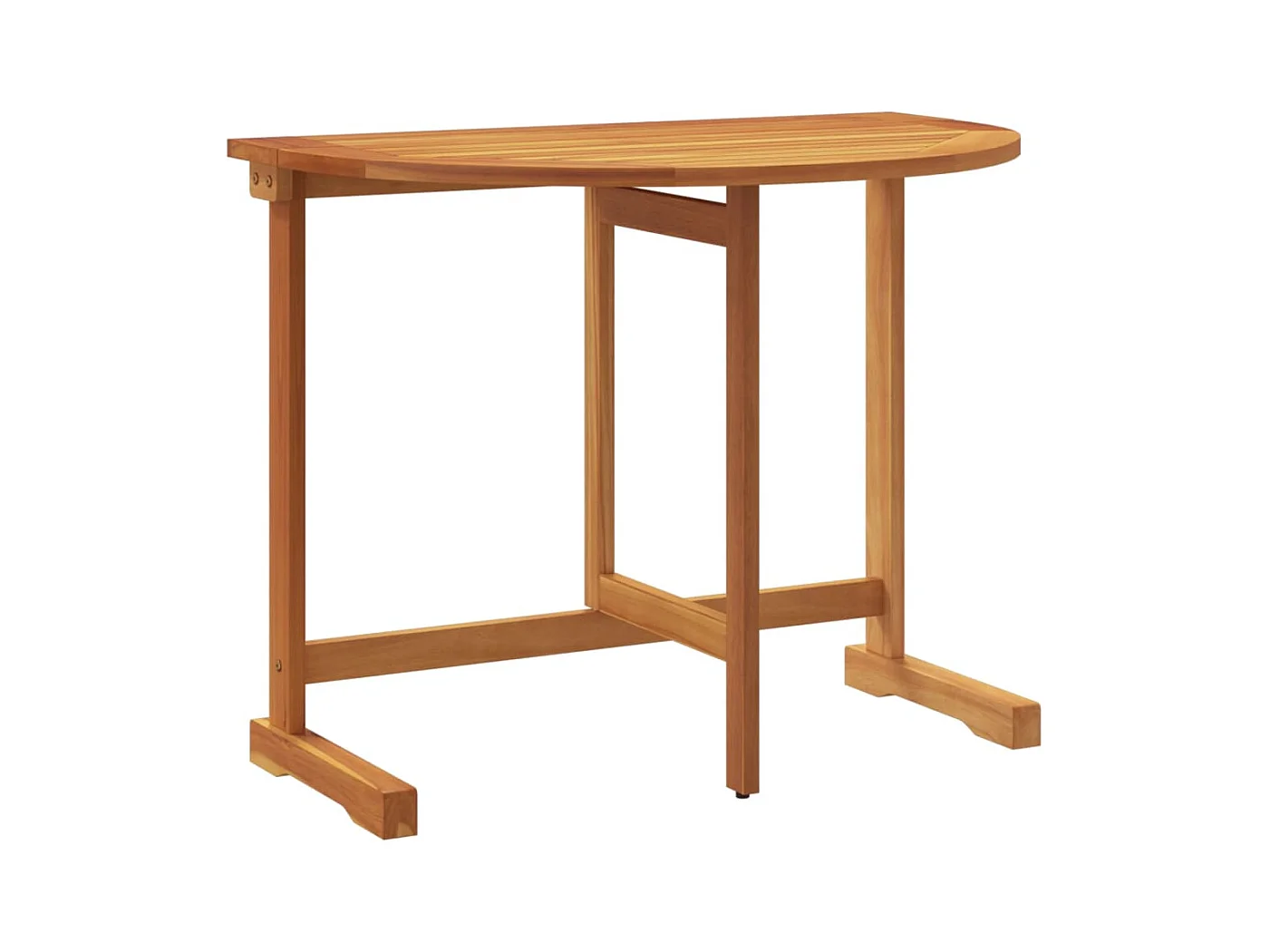 Mesa de balcón plegable 90x60x72 cm madera maciza de acacia