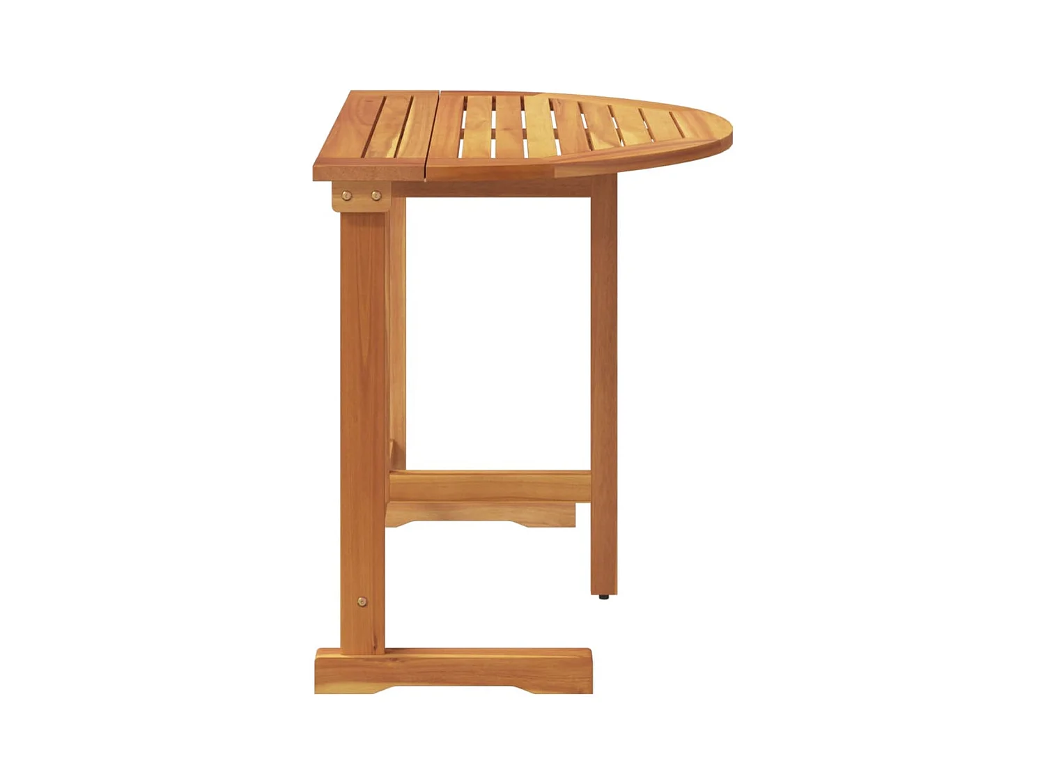 Mesa de balcón plegable 90x60x72 cm madera maciza de acacia