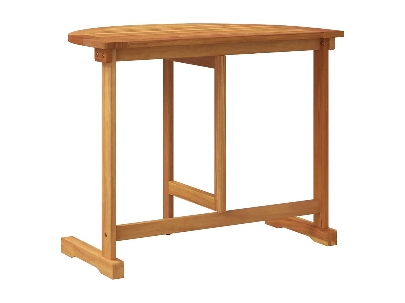 Mesa de balcón plegable 90x60x72 cm madera maciza de acacia