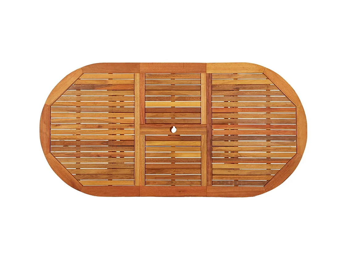 Tuintafel 200x100x75 cm Massief eucalyptushout