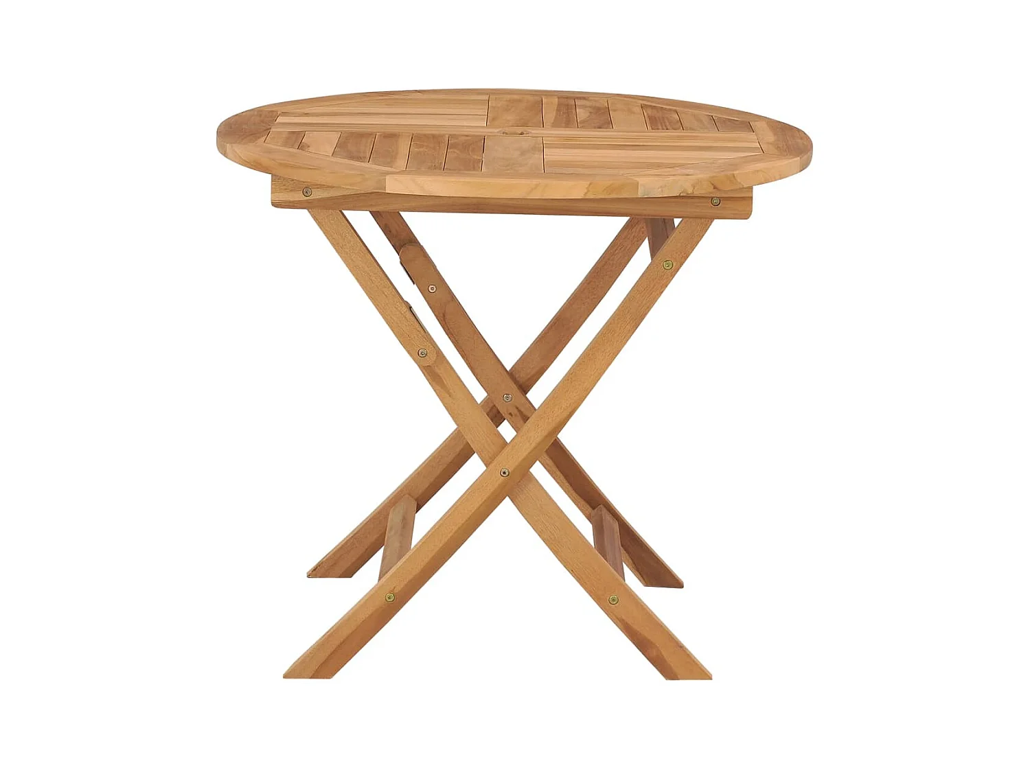 Mesa de jardín plegable 85x76 cm Madera maciza de teca