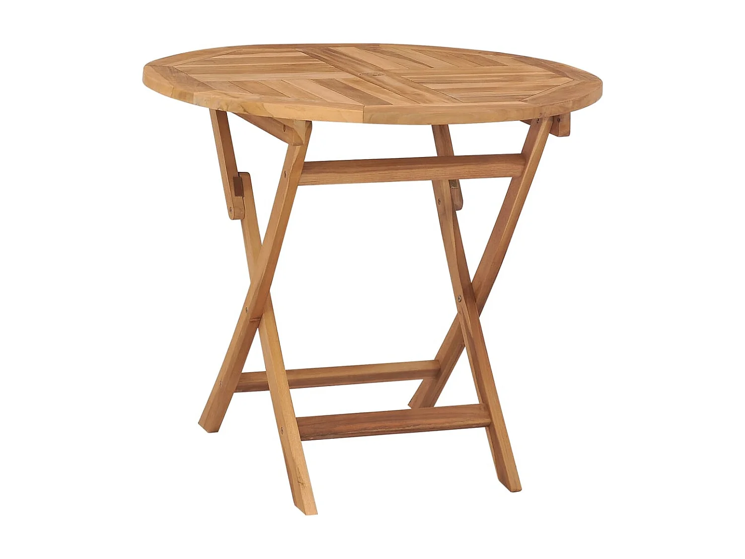 Mesa de jardín plegable 85x76 cm Madera maciza de teca