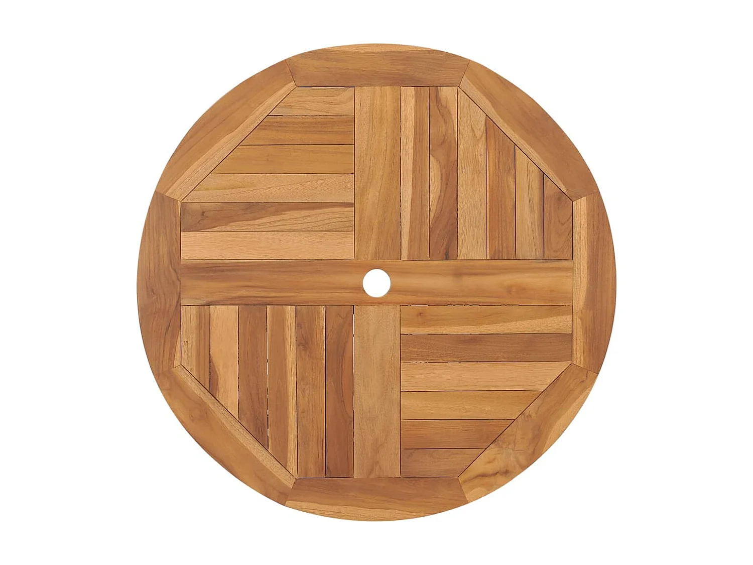 Mesa de jardín plegable 85x76 cm Madera maciza de teca