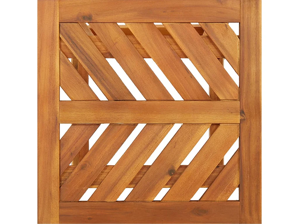 Table d'appoint 45x45x60 cm bois massif d'acacia