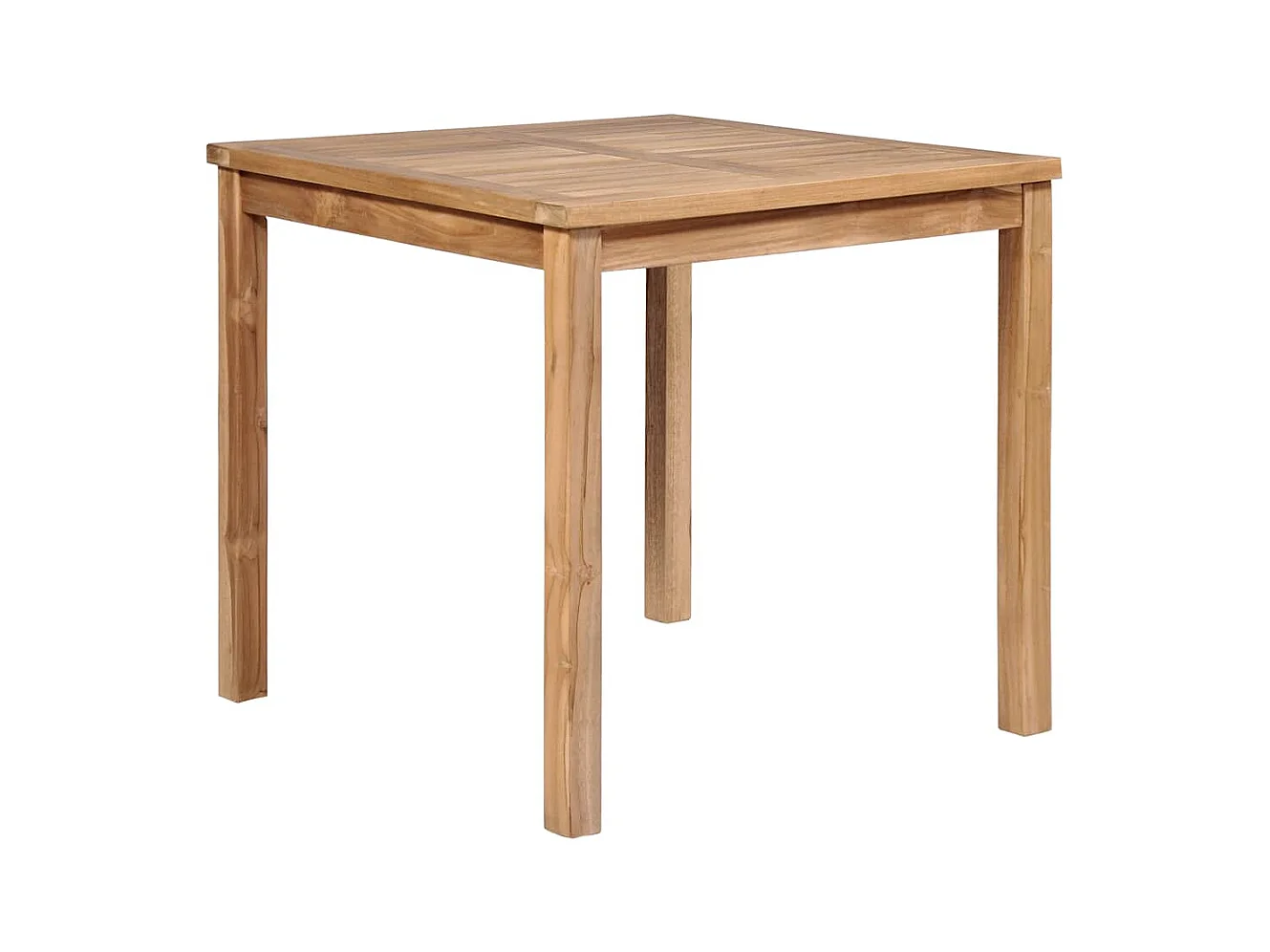 Tuintafel 80x80x77 cm Massief teakhout