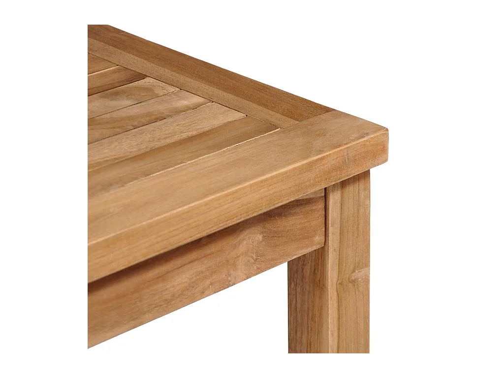 Tuintafel 80x80x77 cm Massief teakhout