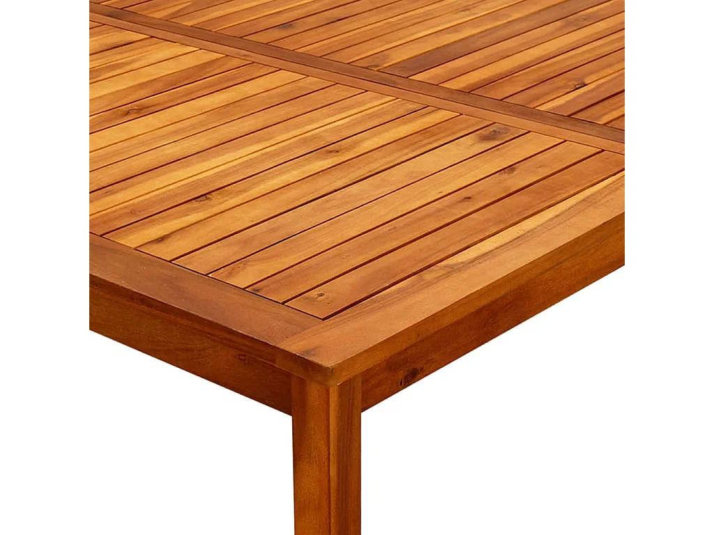 Tavolino da giardino 110x110x45 cm Legno massello di acacia